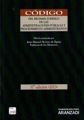 Código del Régimen Jurídico de las Administraciones Públicas y Procedimiento Administrativo