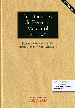 Instituciones de Derecho Mercantil Volumen II