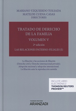 Tratado de Derecho de la Familia  Volumen V  Relaciones Paterno-Filiales I
