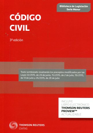 Código Civil (Legislación Serie Menor)