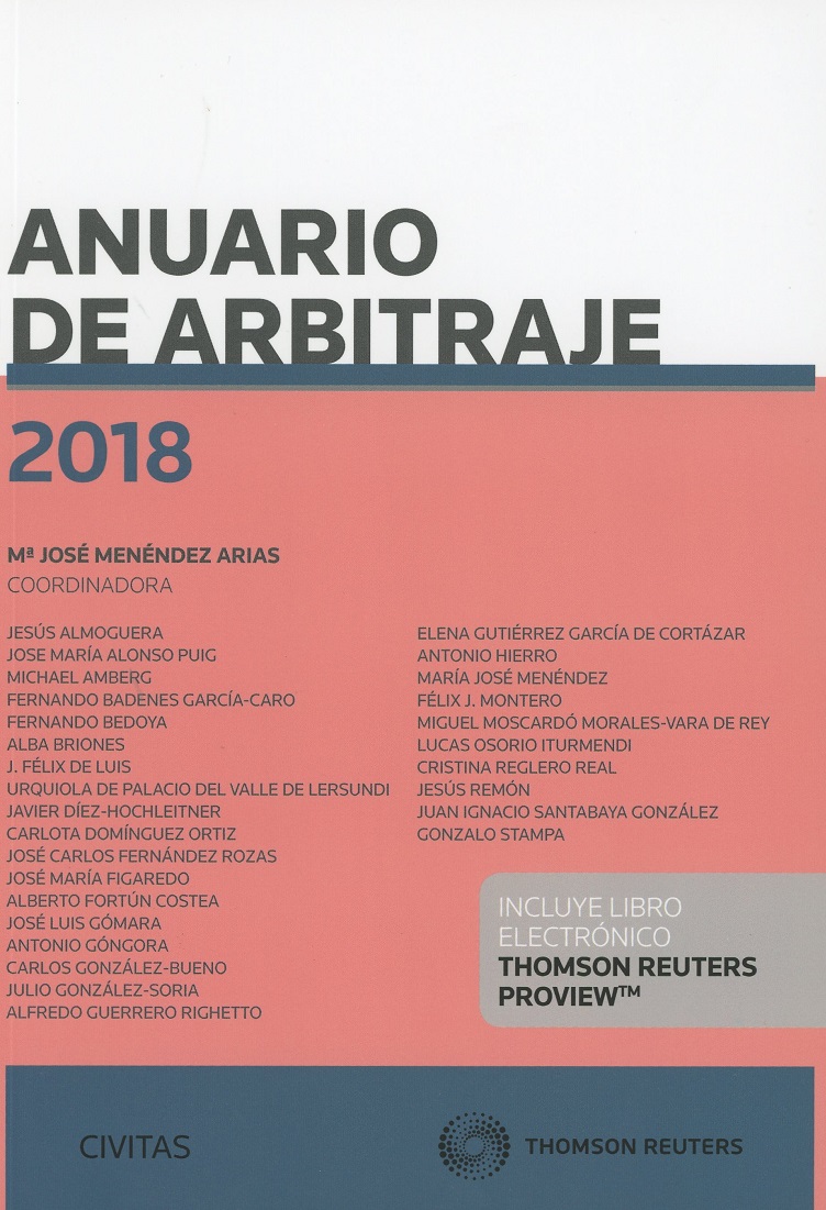 Anuario de arbitraje 2018