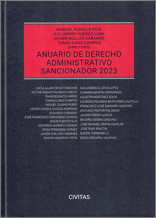 Anuario de Derecho Administrativo Sancionador 2023