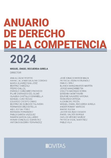 Anuario de Derecho de la Competencia 2024