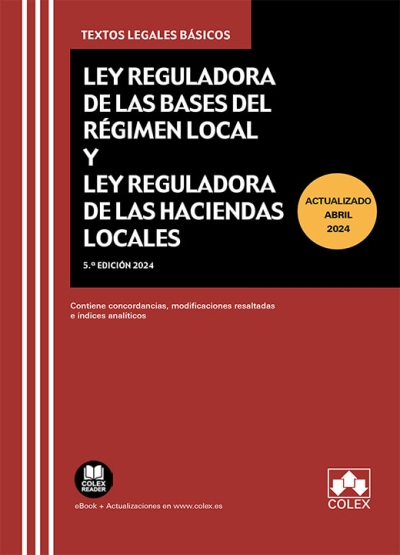 Ley reguladora de las bases de regimen local y Ley Reguladora de haciendas locales 2023