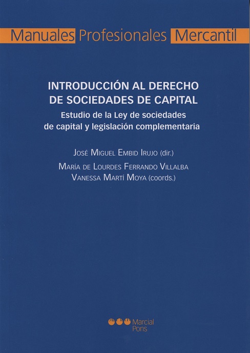 Introduccion al derecho de sociedades de capital