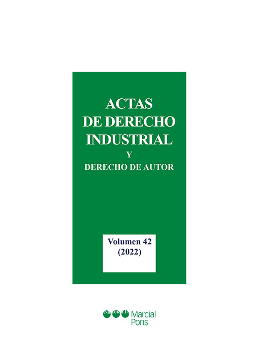 Actas de Derecho Industrial y Derecho de Autor. Volumen 42(2022)