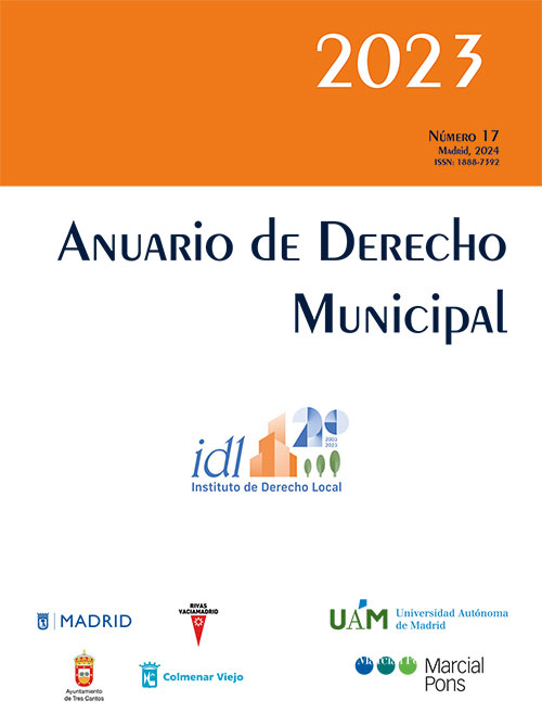 Anuario de Derecho Municipal 2023 Num. 17