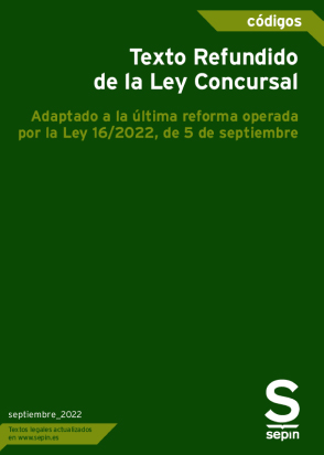 Texto refundido de la Ley Concursal 09/2022