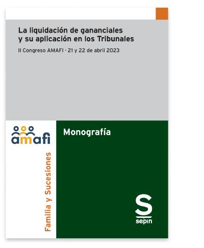 La liquidacin de gananciales y su aplicacin en los Tribunales