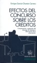 Efectos del concurso sobre los creditos