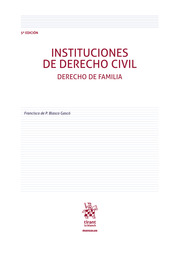 Instituciones de Derecho Civil. Derecho de familia