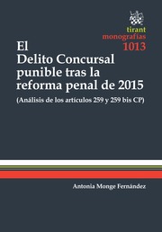 El delito concursal punible tras la reforma penal de 2015