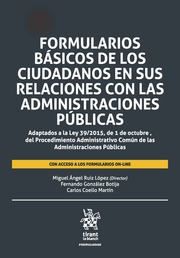 Formularios Básicos de los Ciudadanos en sus Relaciones con las Administraciones Públicas