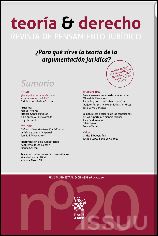 Revista Teora y Derecho Revista de Pensamiento Jurdico 20/2017