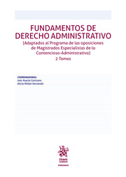 Fundamentos de Derecho Administrativo. 2 tomos